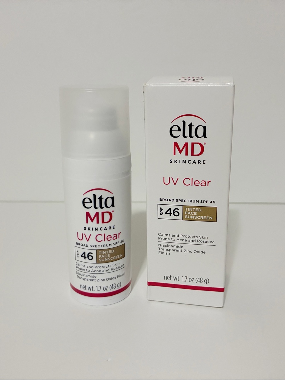 🌸 Elta MD UV Clear Tinted Broad Spectrum SPF 46 Facial Suncreen 1.7oz